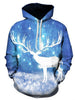 Deer On Autumn Hoodie 3D All Over Print DC010