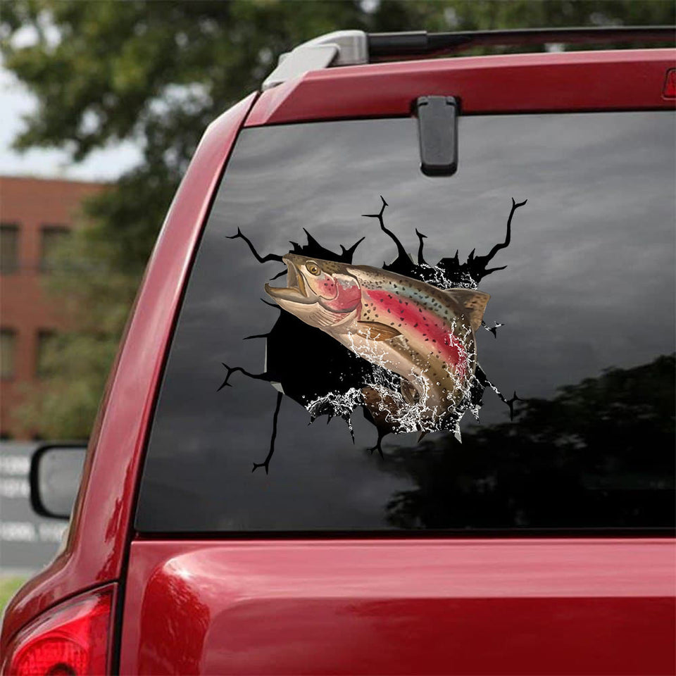 [sk0830-snf-ptd]-trout-fishing-crack-sticker-fishing-lover