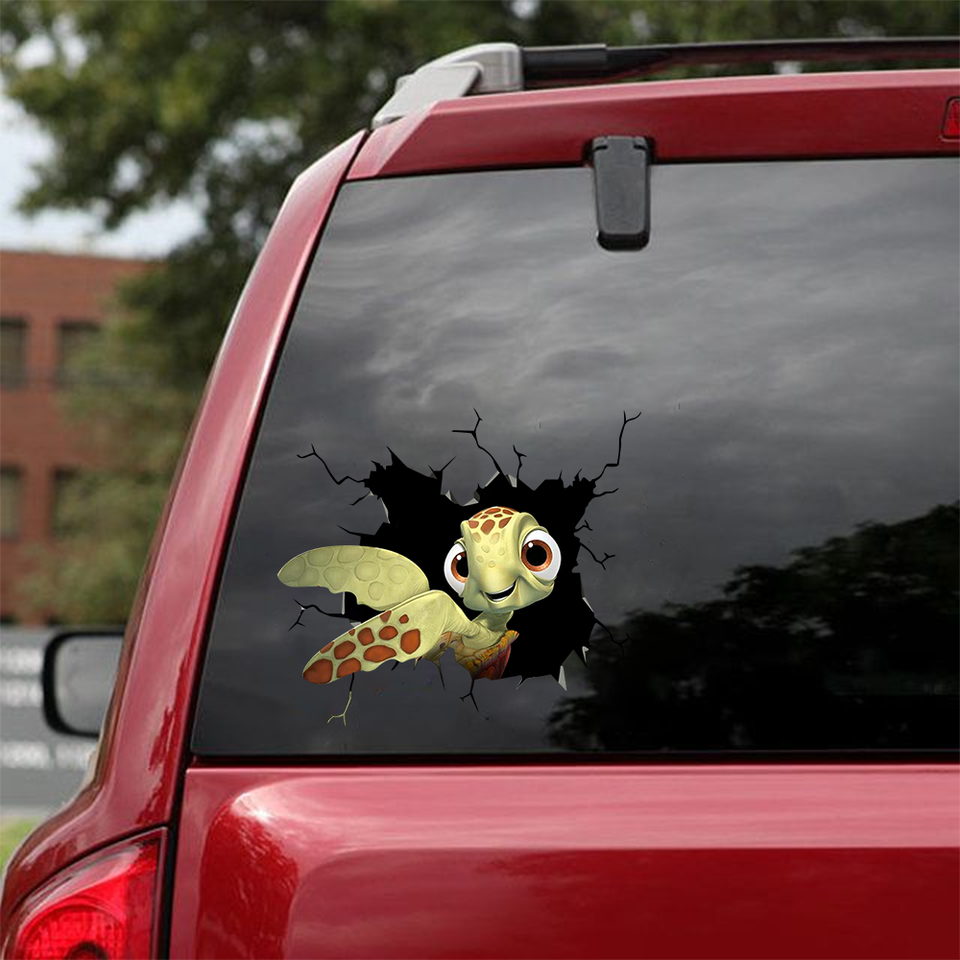 Funny Turtle Sticker Animal Lover SK0074 - Camellia Print