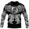 All Over Printed Viking Wolf Hoodie HTT23