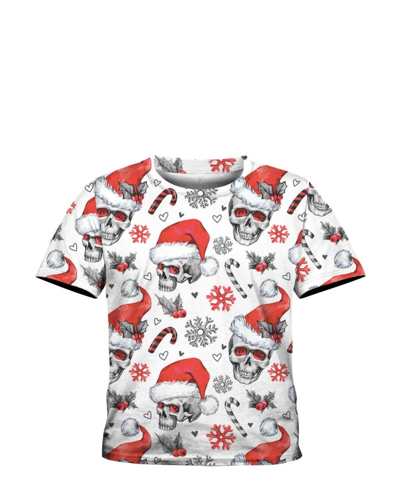 Skull Christmas 3D Full Over Print