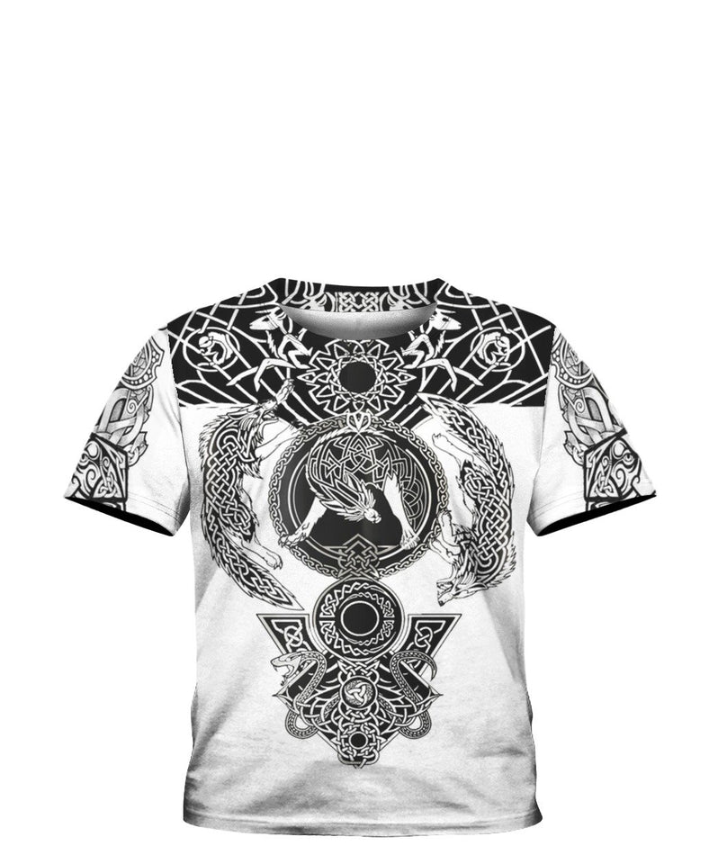 Viking Tattoo Version 3.0 3D Full Over Print Ht1109