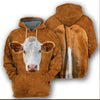 Cow Hoodie 3D Cute 5
