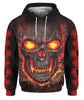 Skull Fire 3D Full Over Print